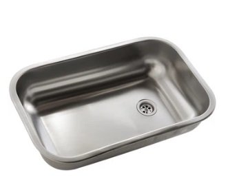 PILETA ECONOMICA SIMPLE AC.INOX 103T 52X32X13